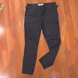 NWOT Anthropologie black cotton pants